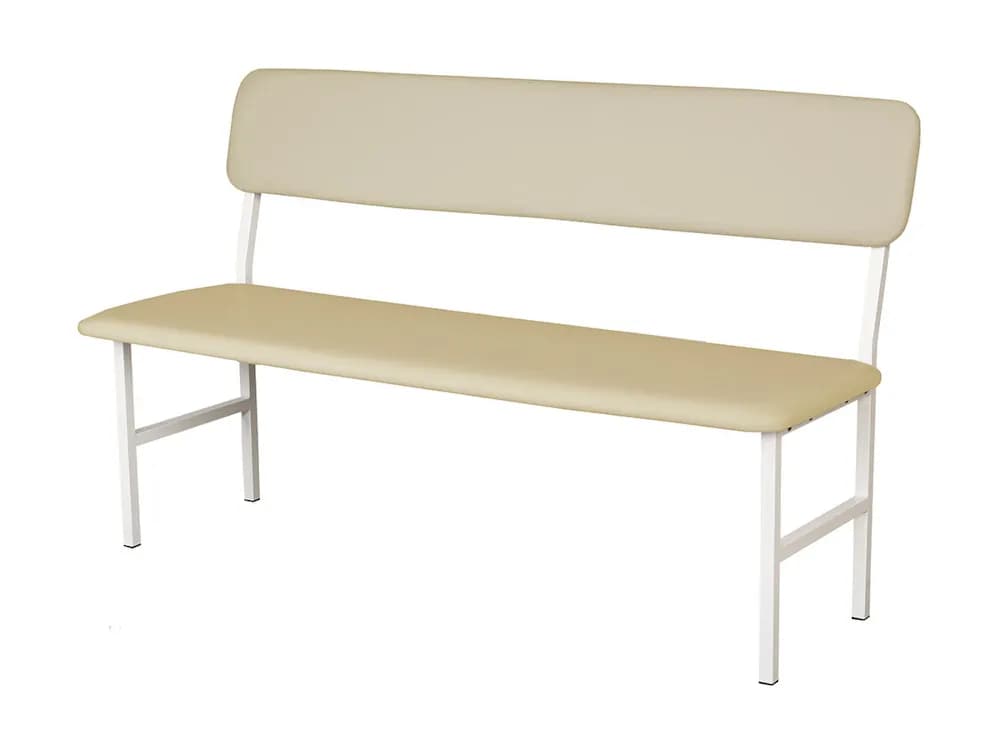 Банкетка медицинская со спинкой 150x55x84