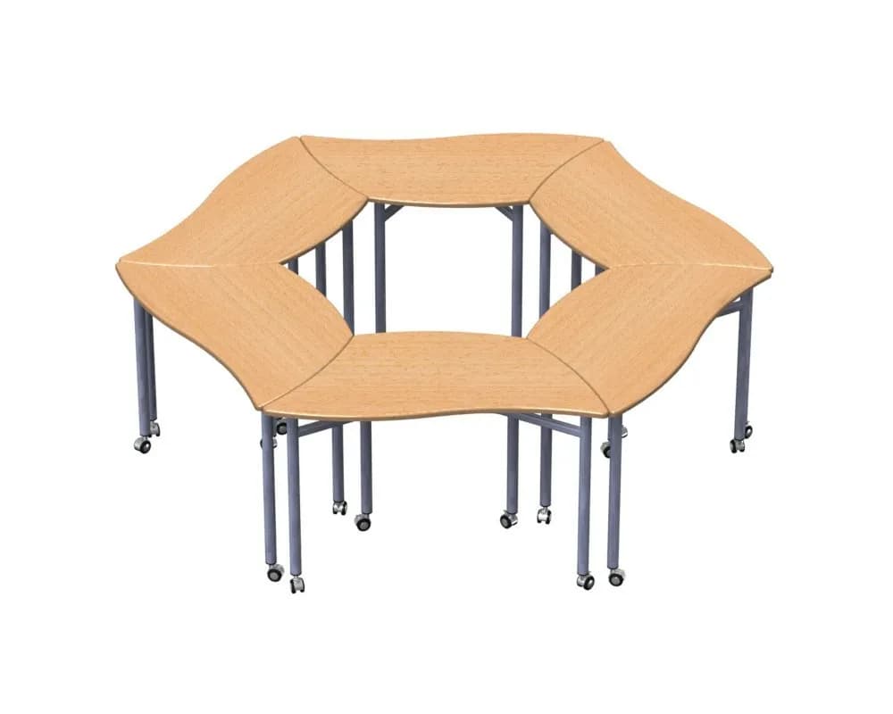 Комбинация столов Puzzle Trapeze