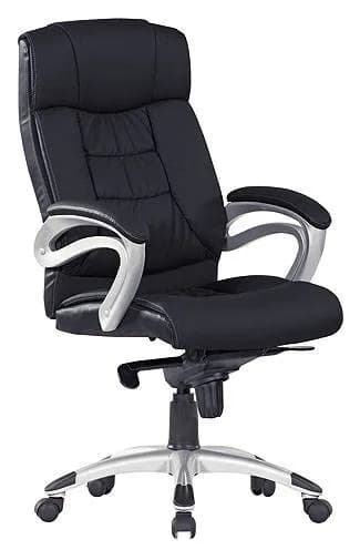 Кресло George (Георг) Strong, 250 kg, multiblock comfort, Черный Экокожа