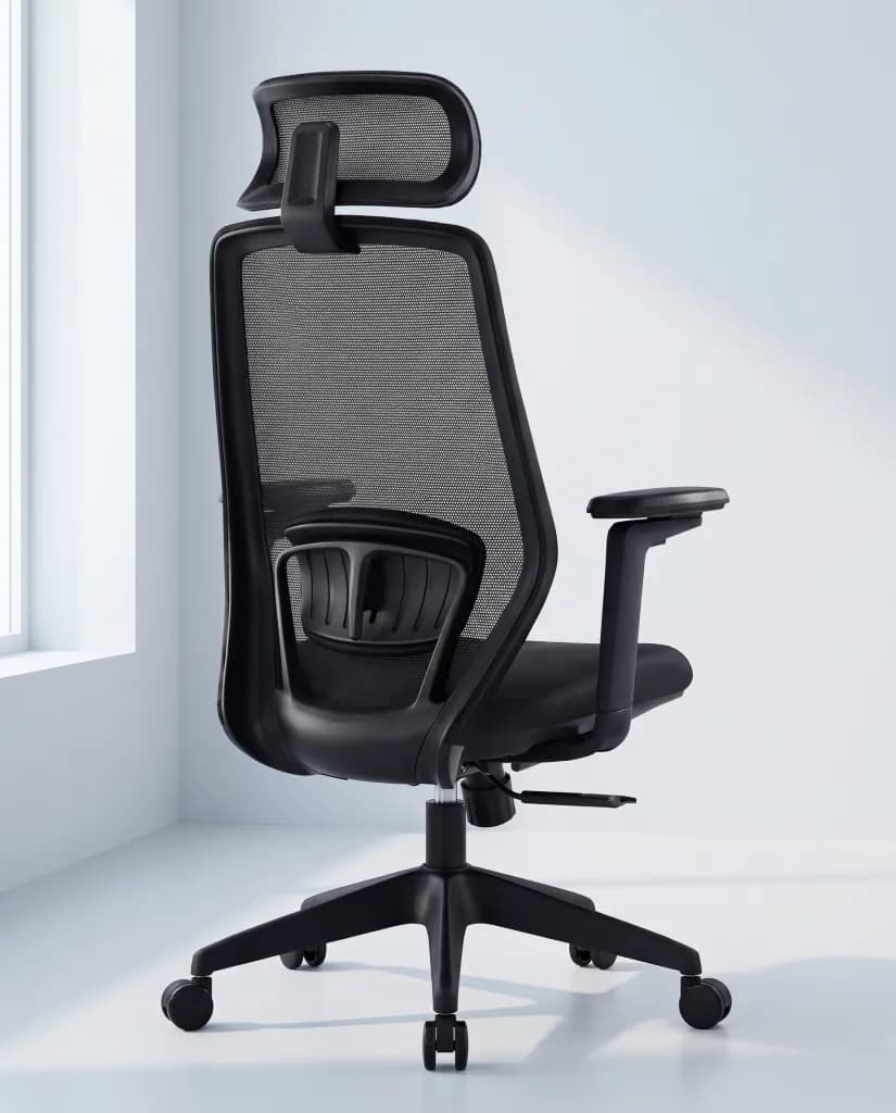 Кресло King-17 (Кинг-17) Синхрокомфорт, 150 кг, Черный