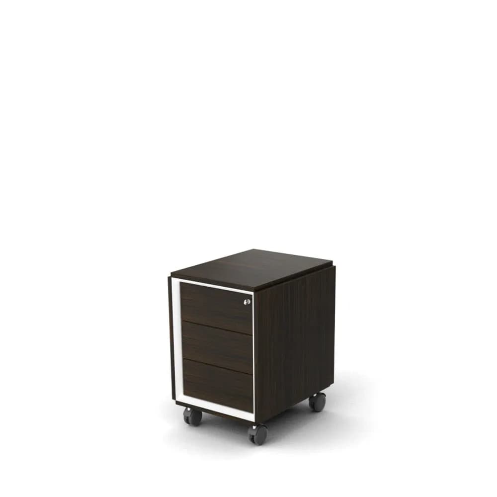 Platinum Тумба мобильная с центральным замком 43,9x54x65,1