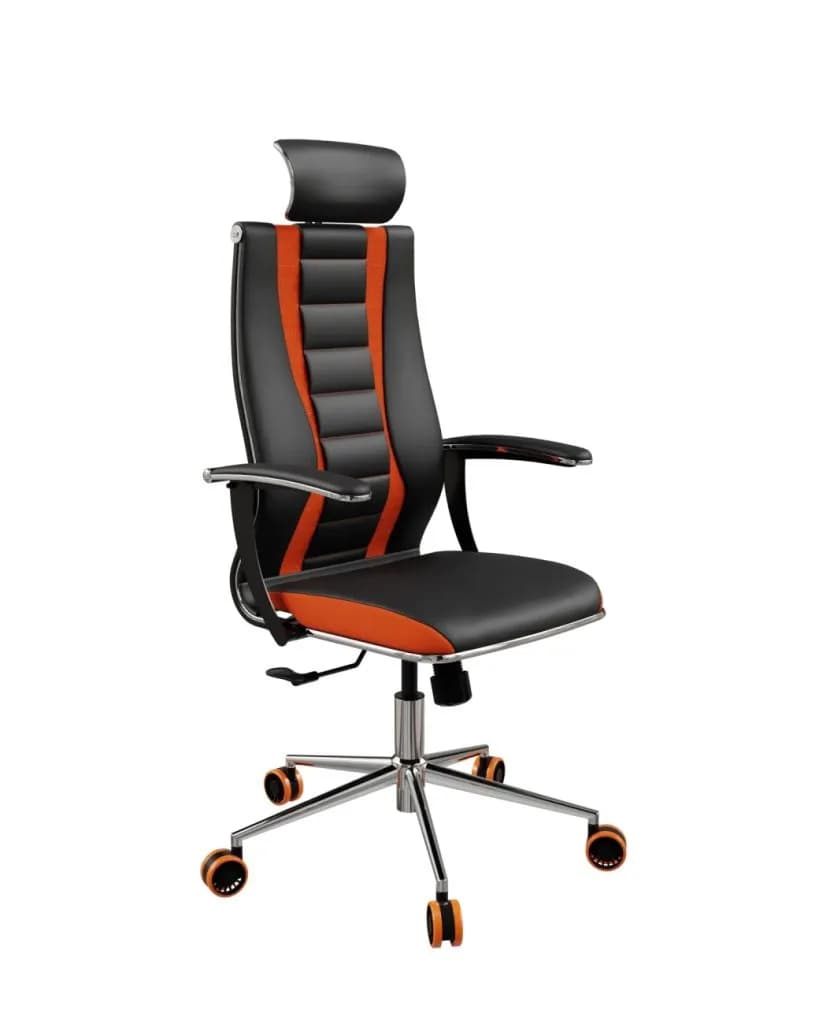 Кресло ErgoLife SynchroSit 10 B2-160U — X2+Extra Черный-Оранжевый