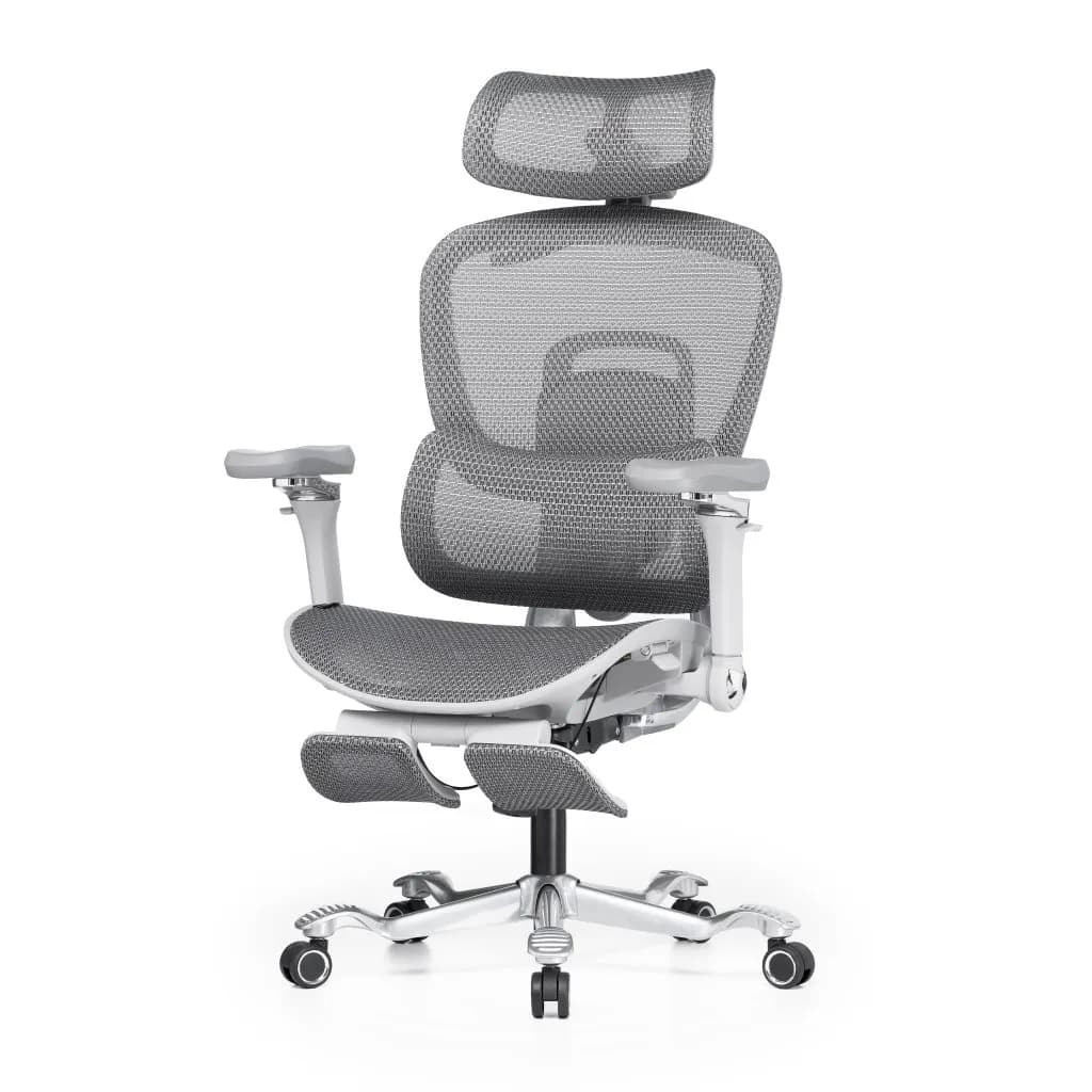 Кресло King - 999 (Кинг - 999) Ergo Premium, 200 кг, Серый