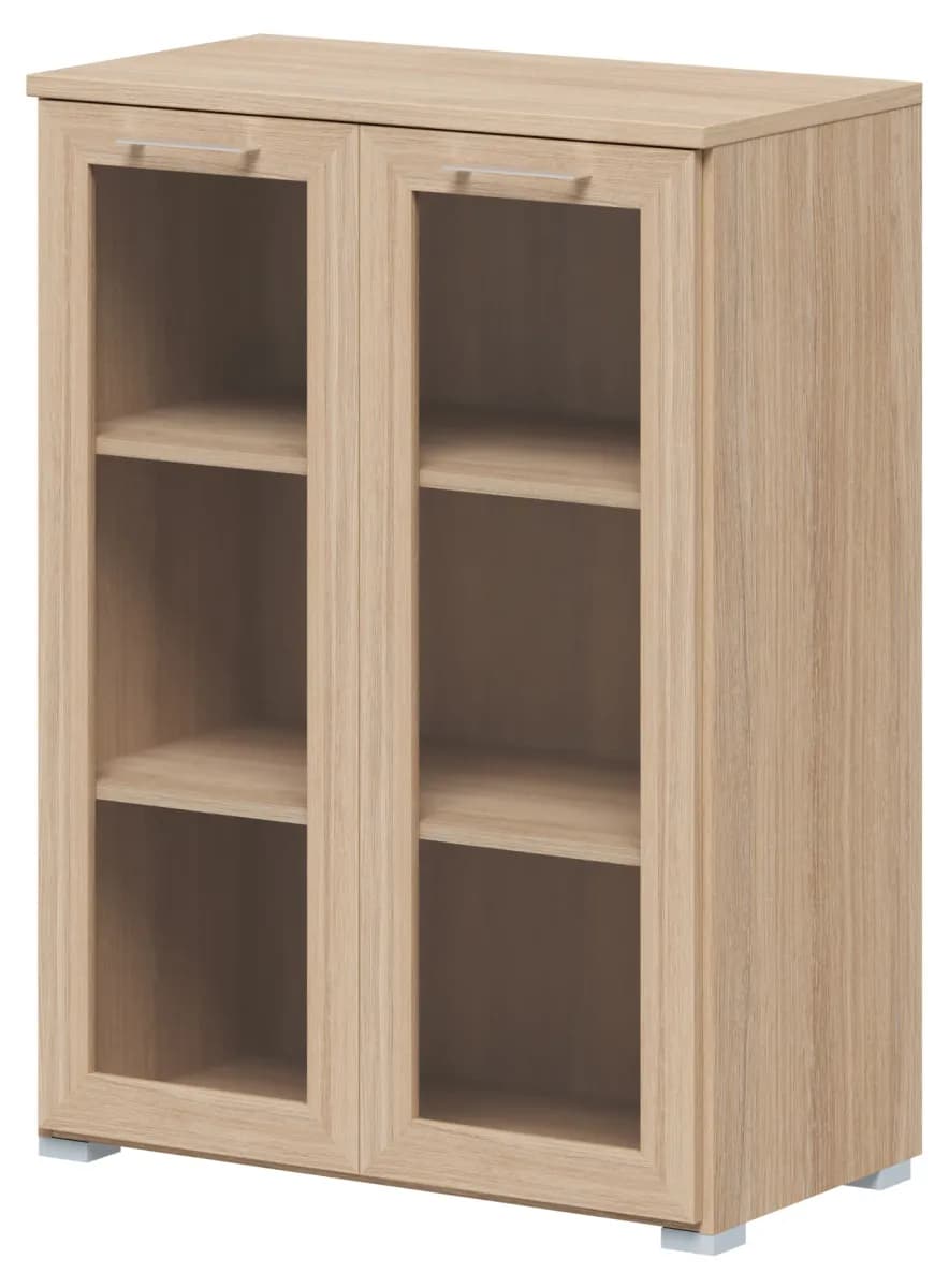 Folder Шкаф-витрина, двери в раме МДФ, задняя стенка ЛДСП, 80x42x107.9